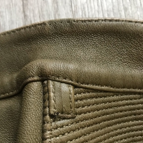 $4.1k+ Balmain Ribbed Leather Skinny Pants WOW! - Picture 4 of 7